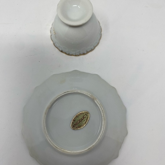 Vintage "Mother" Porcelain Miniture Teacup and Saucer Plate w/Mother Poem-Japan - Picture 4 of 7